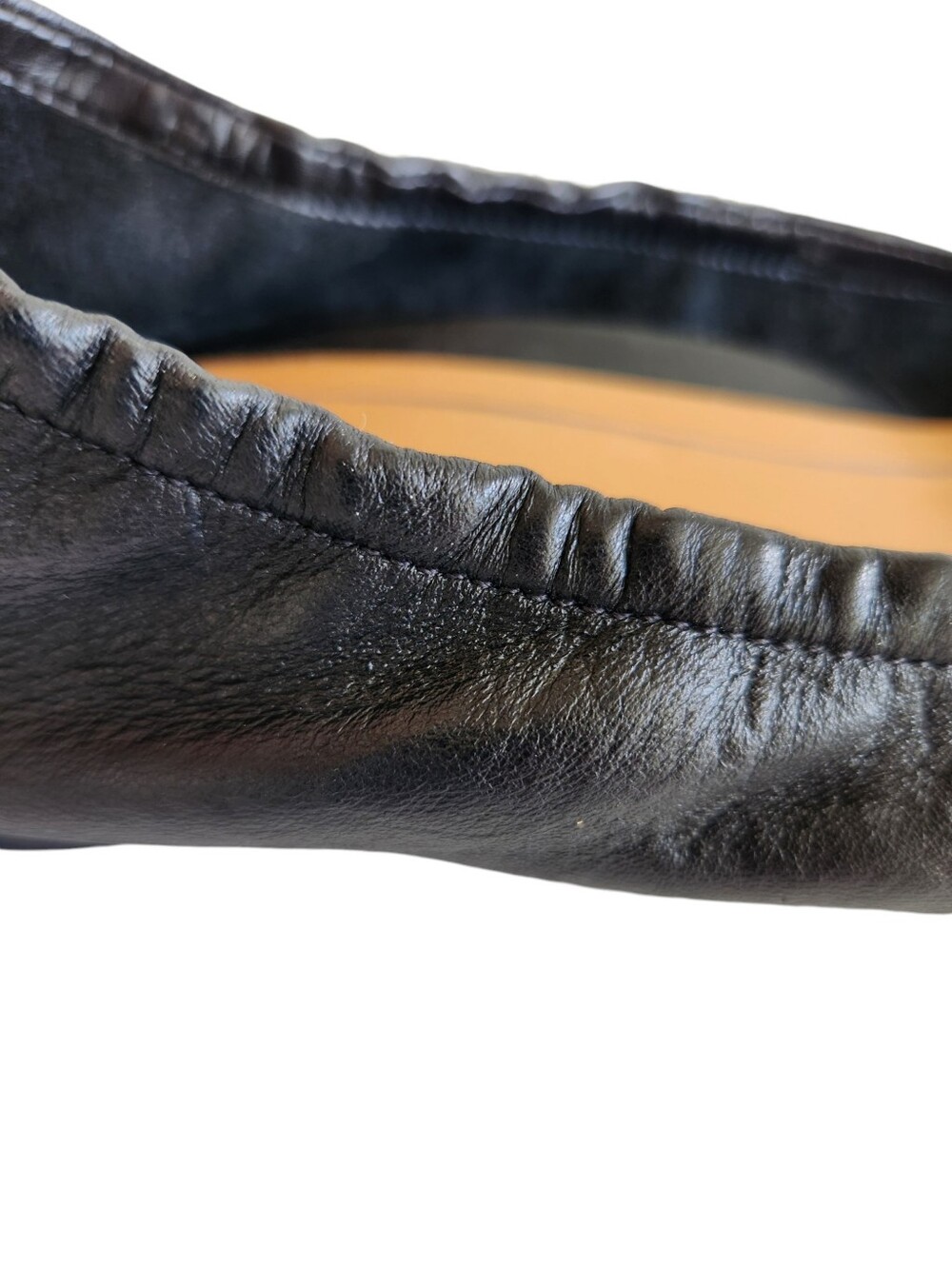 Vionic Alexa Black Nappa Soft Leather Ballet Flats Women's Size 11 - Picture 4 of 14